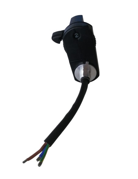 Adaptateur pour suspension Global GA69-2, connecteur blanc pour rail triphasé 220 V avec câble